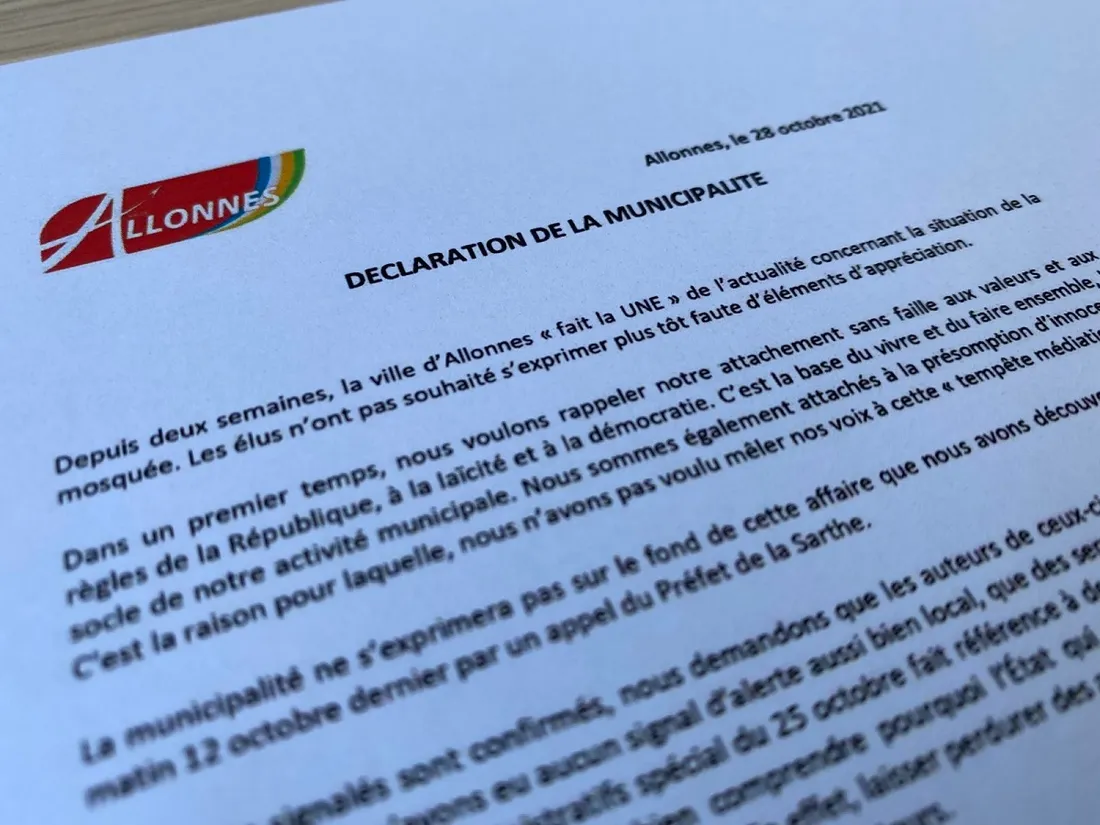 La ville d'Allonnes communique